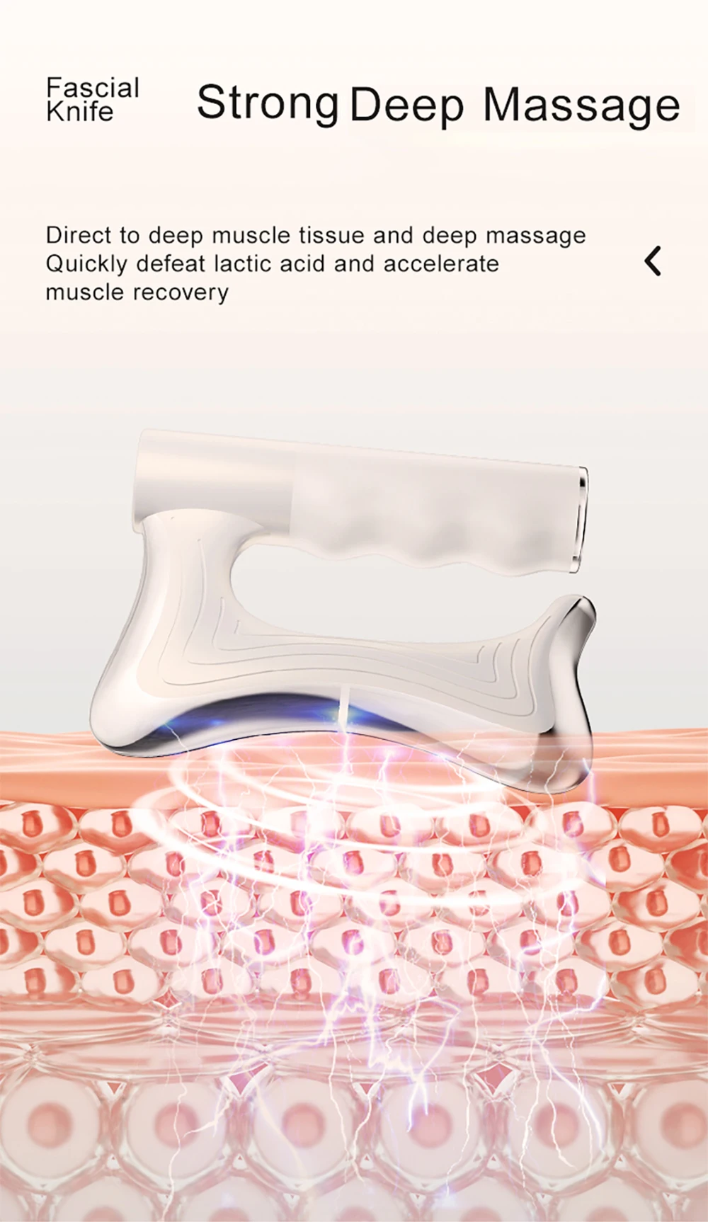Heated Deep Tissue Massage Blade – 3-in-1 Fascia Relaxation Tool