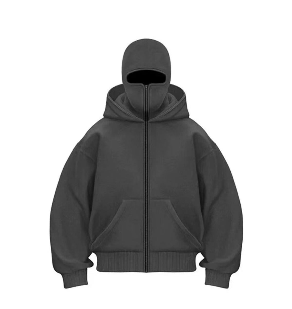 Men's Hooded Zip-Up Baseball Jacket – Lightweight Casual Layering