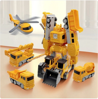 Magnetic Building Blocks Engineering Vehicle Set – 35 Pieces