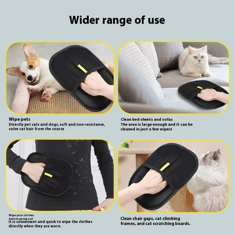 Pet Grooming Glove | Deshedding & Massage Mitt for Dogs & Cats
