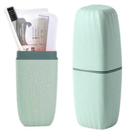 Travel Toothbrush Cup Case with Cover - Portable

