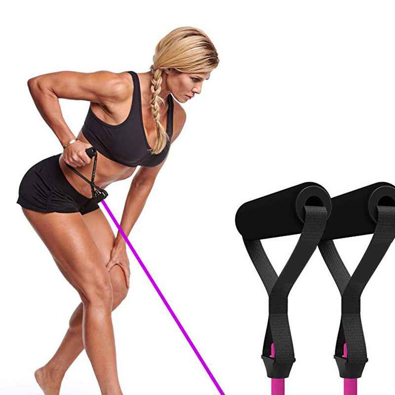 Push-Up Board with Resistance Bands