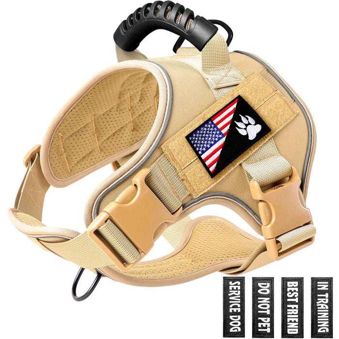 Tactical Dog Harness | Military Vest, No-Pull, R...


