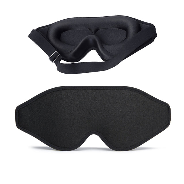 3D Contoured Memory Foam Sleep Mask | Total Blackout & Pressure-Free Eye Comfort