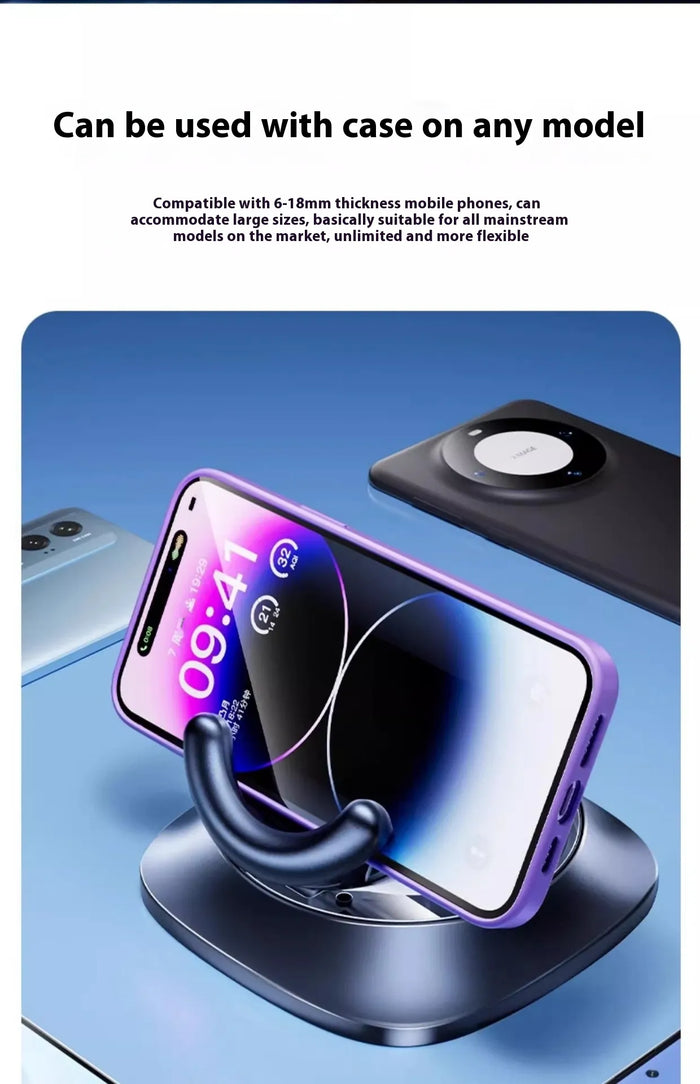 Magnetic Car Phone Holder – Dashboard Mount, Adjustable Angle