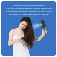 Electric Scalp Massager Comb – Red Light Therapy