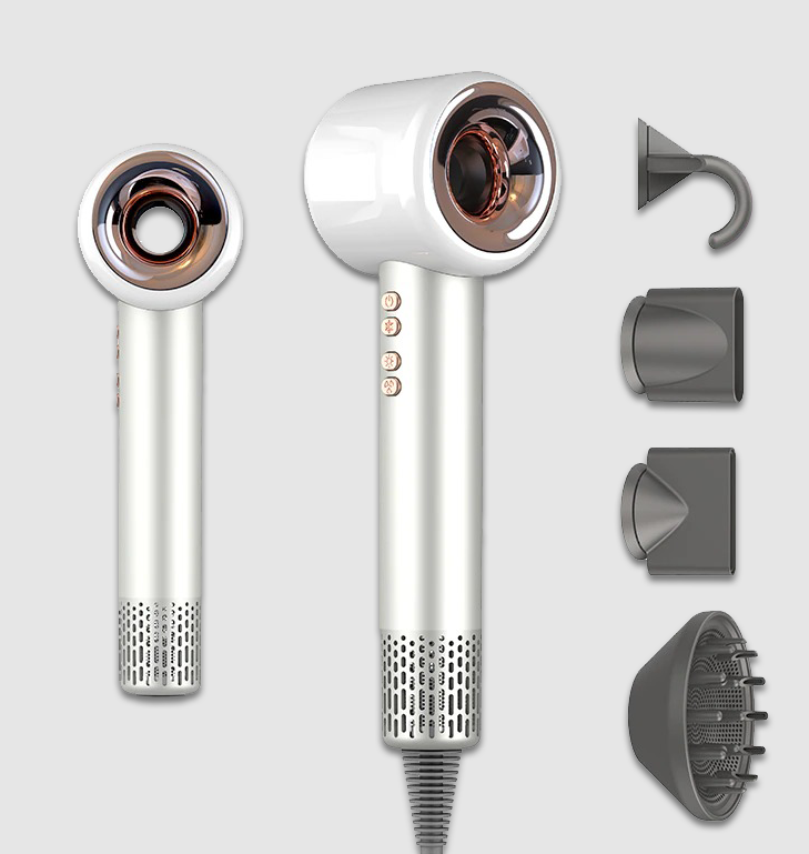Professional Ionic Hair Dryer – Fast Drying, Frizz Control & Noise Reduction