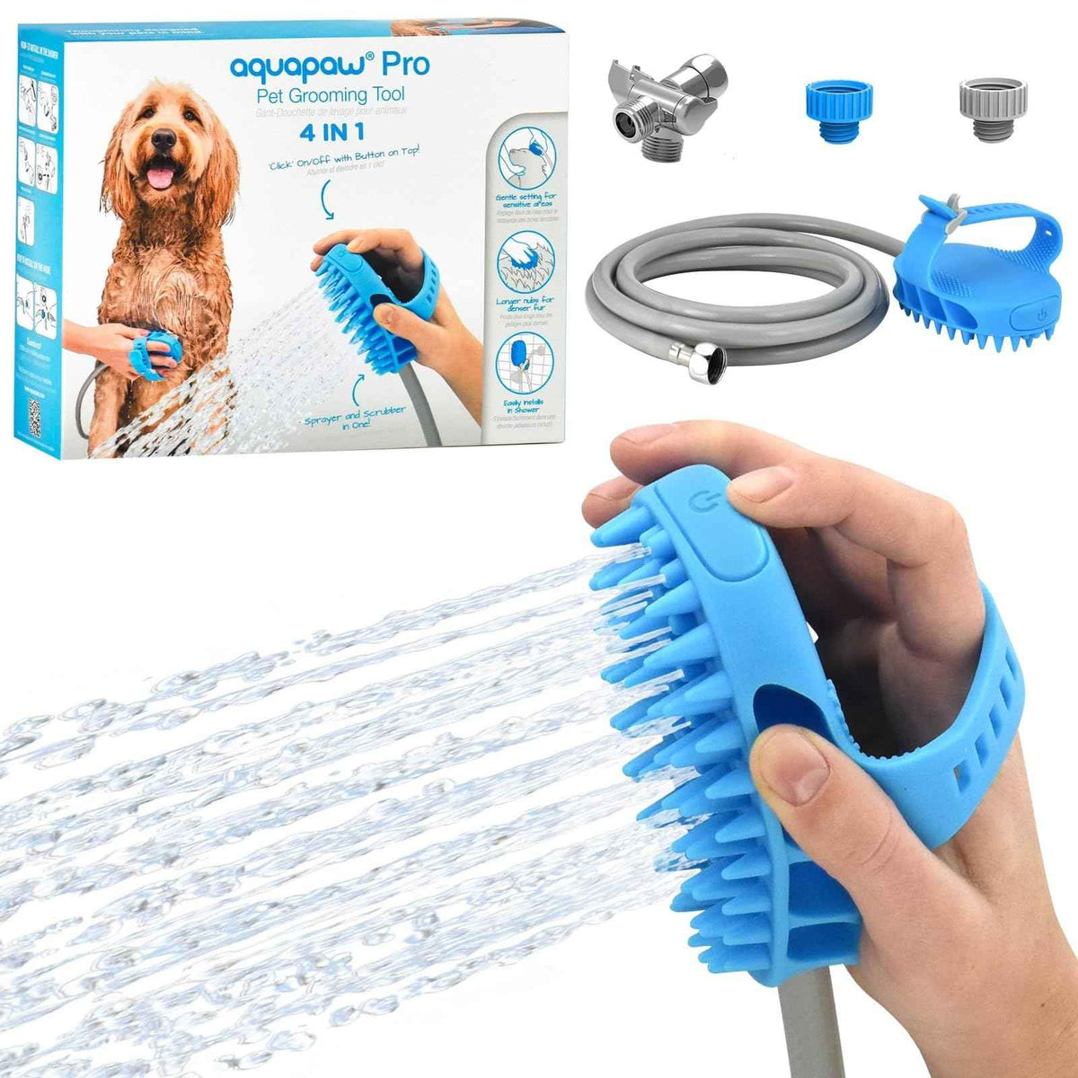 Dog Bath Brush Pro | Sprayer & Scrubber in One, ...

