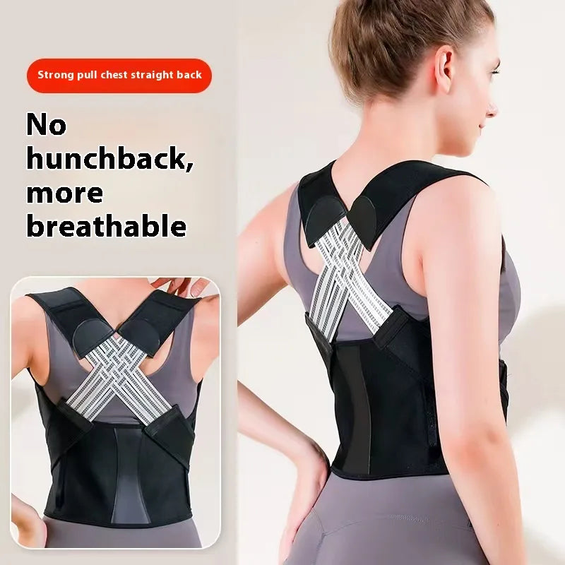 Adjustable Posture Corrector Band – Shoulder & Upper Back Support