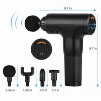Percussion Massage Gun with 4 Heads