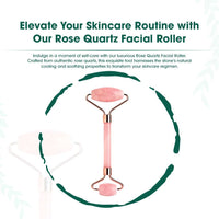 Rose Quartz Facial Roller – Natural Cooling Ston...


