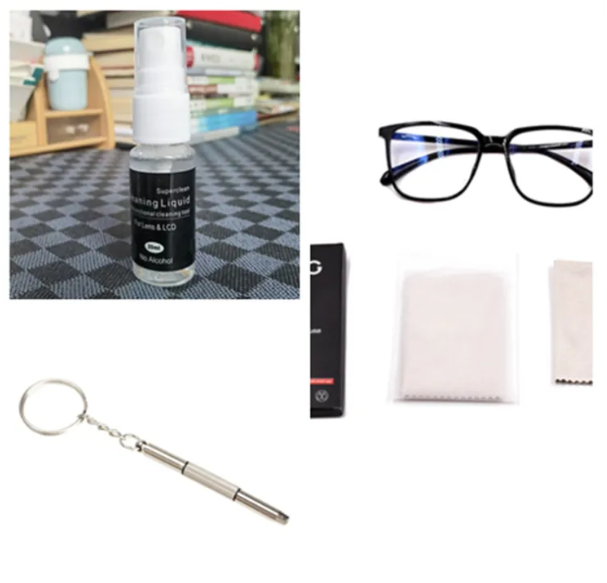 Crystal Clear Lens Cleaning Solution – Streak-Free Formula