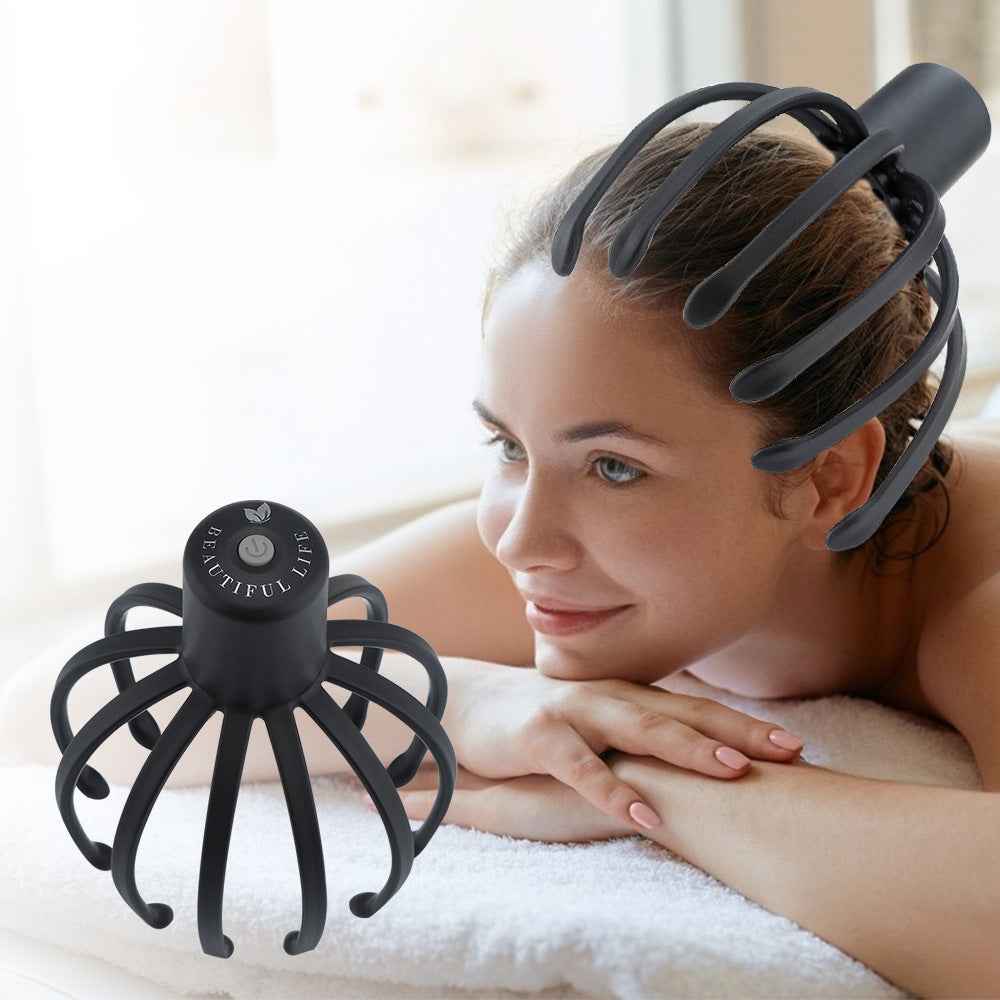 USB Rechargeable Electric Scalp Massager – 12 TP...

