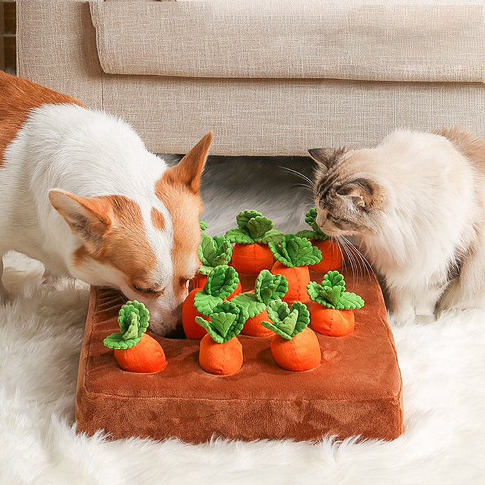 Pet Dog Toys Carrot Plush Toy Language