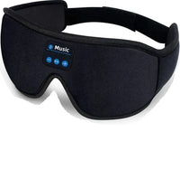 3D Bluetooth Sleep Eye Mask | Wireless Music & Total Blackout | Built-In Stereo Speakers