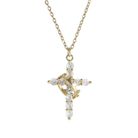 Crown Cross Necklace