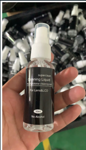 Crystal Clear Lens Cleaning Solution – Streak-Free Formula