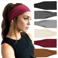 Yoga Sports Headbands 6 Pack

