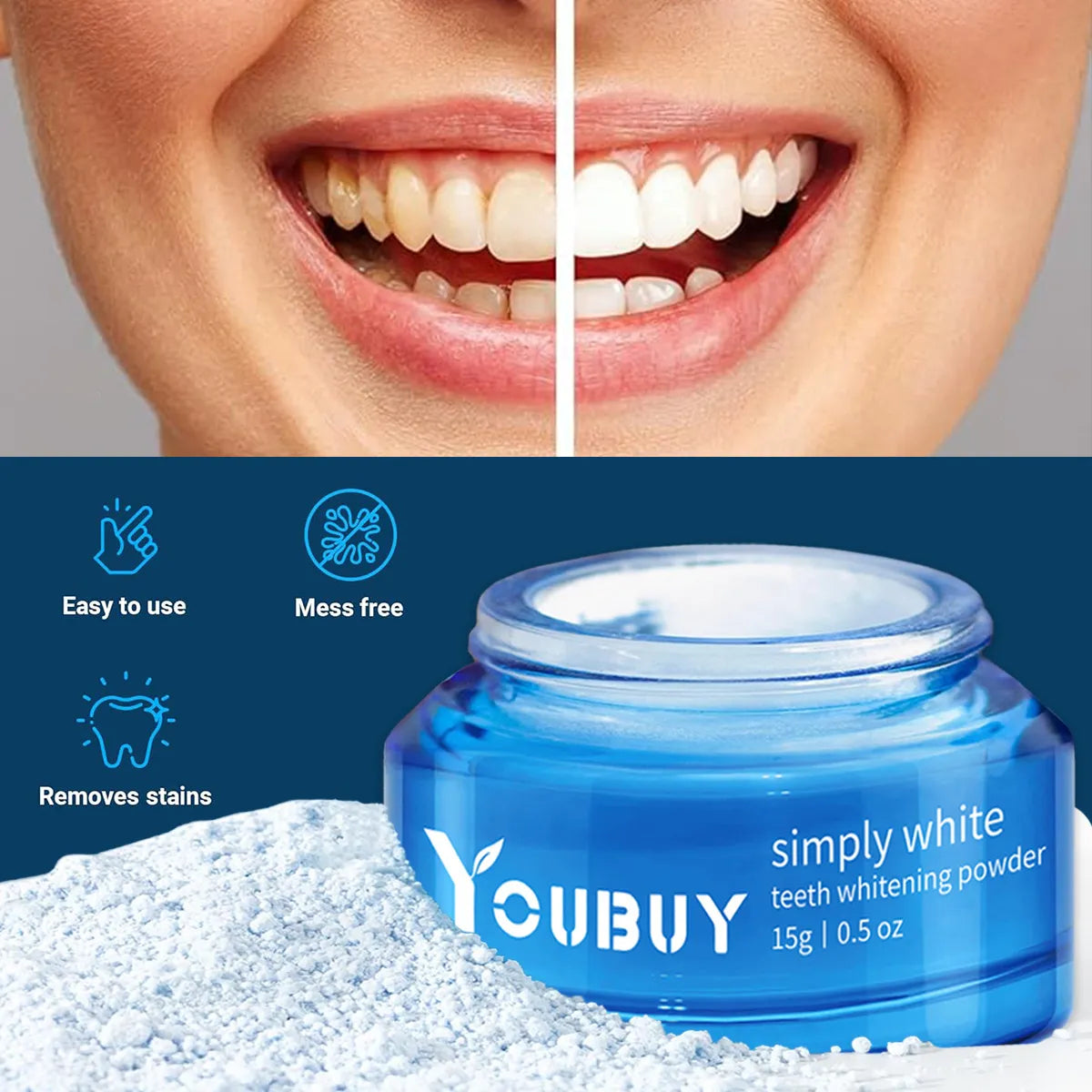 Activated Charcoal Teeth Whitening Powder – Whiten, Freshen & Polish