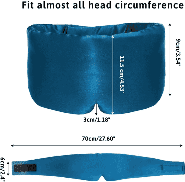 Silk-Feel Cooling Sleep Eye Mask

