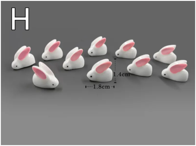 Mini Resin Animal Figurines – DIY Fairy Garden & Terrarium Decor