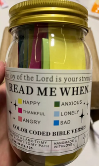 Bible Verses in a Jar – Daily Scripture Cards