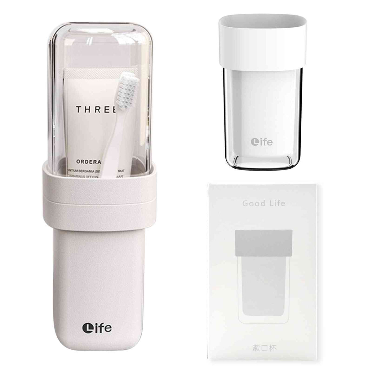 Portable Travel Toothbrush & Toothpaste Case

