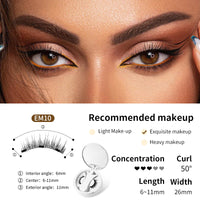 Magnetic False Eyelashes Set – Glue-Free with Applicator & Case