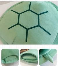 Wearable Turtle Shell Cushion – Fun Novelty Pillow for Kids & Adults