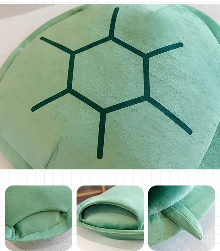 Wearable Turtle Shell Cushion – Fun Novelty Pillow for Kids & Adults