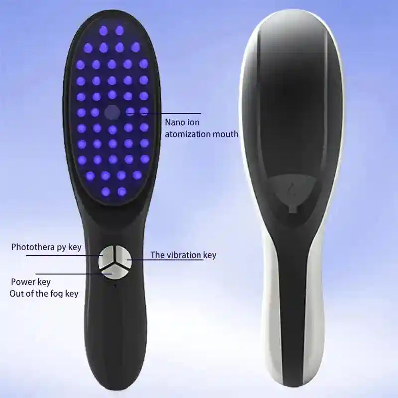 Electric Scalp Massager Comb – Red Light Therapy