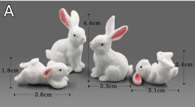 Mini Resin Animal Figurines – DIY Fairy Garden & Terrarium Decor