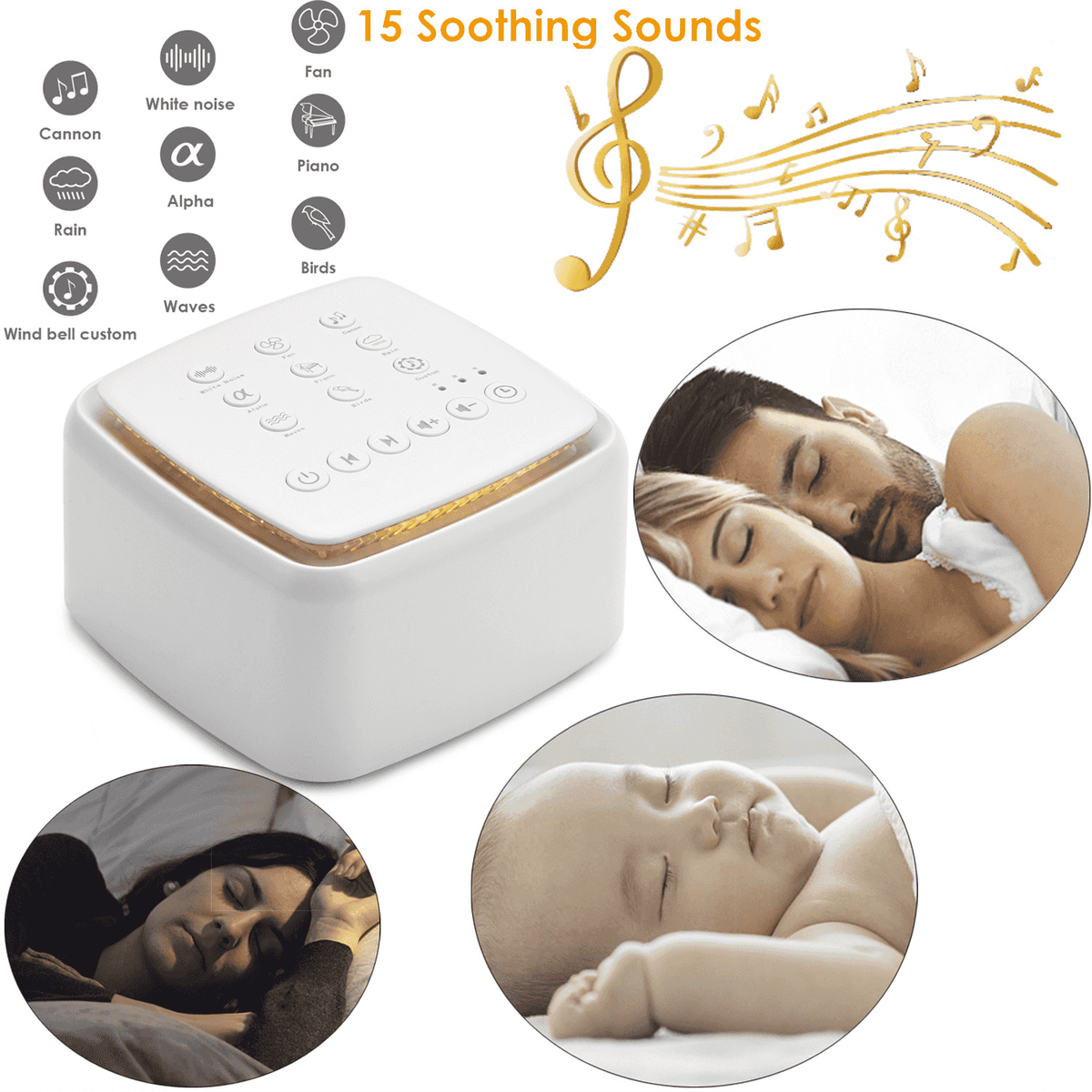 Rechargeable White Noise Machine


