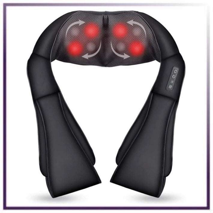 Shiatsu Neck & Shoulder Massager with Heat – 3D ...