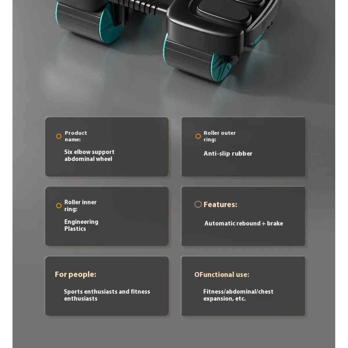 Auto-Rebound Ab Wheel Auto-Rebound Ab Wheel