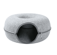 Four Seasons Wool Felt Cat Tunnel & Bed

