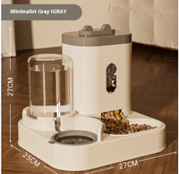 2-in-1 Automatic Pet Feeder & Water Dispenser Bowl