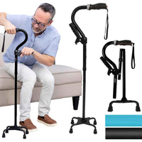 Stand Assist Quad Cane