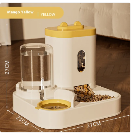 2-in-1 Automatic Pet Feeder & Water Dispenser Bowl