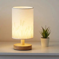 Wooden Dimmable Bedside Lamp


