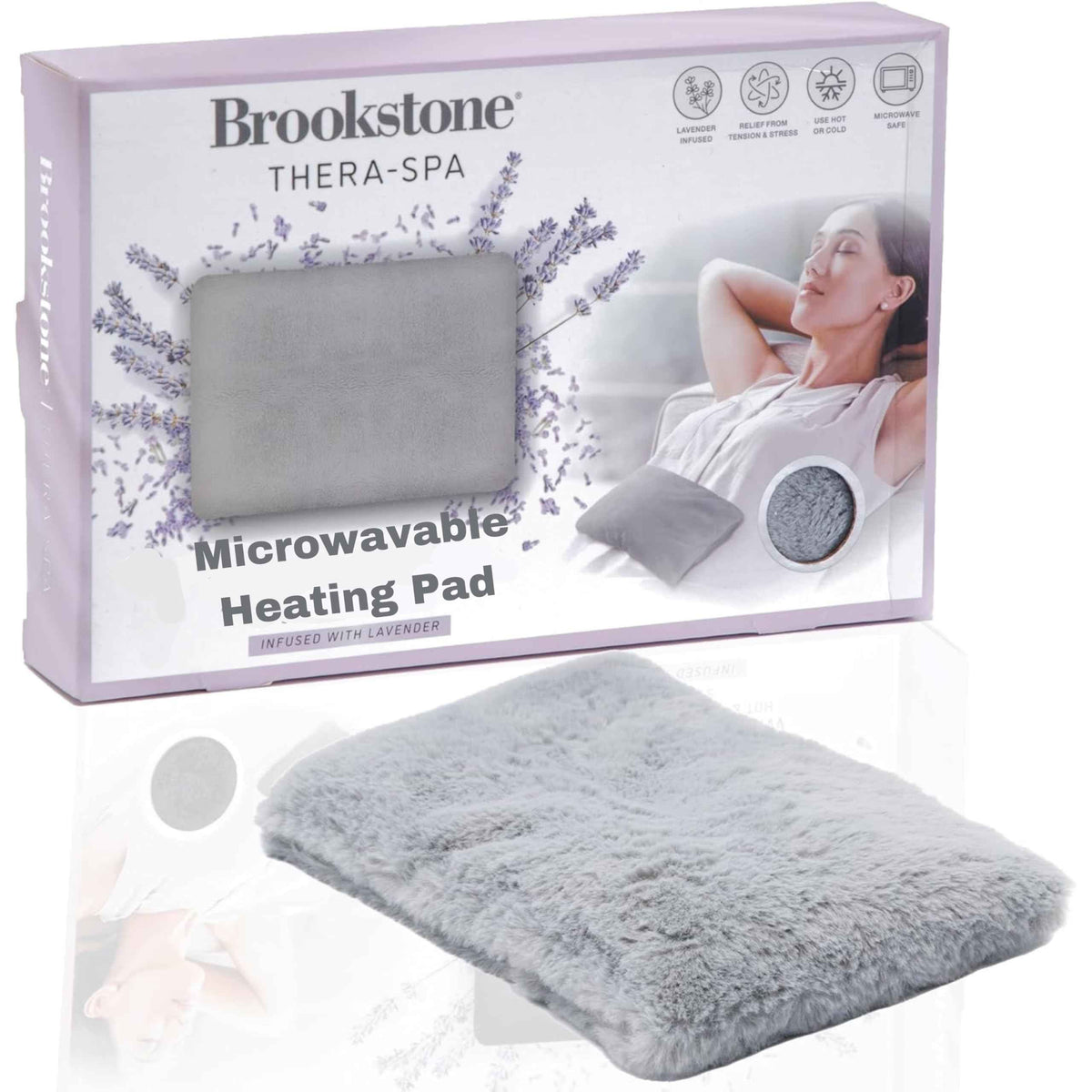 Microwavable Heating Pad with Lavender

