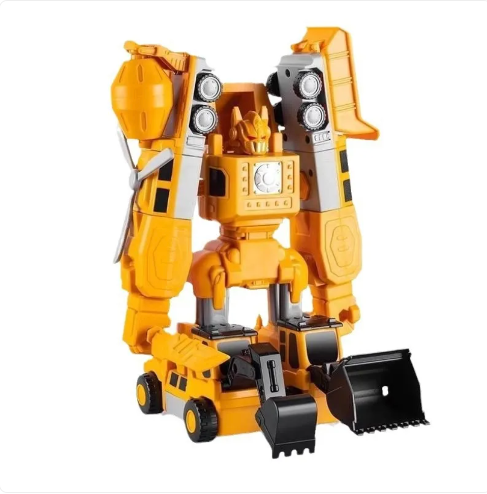 Magnetic Building Blocks Engineering Vehicle Set – 35 Pieces