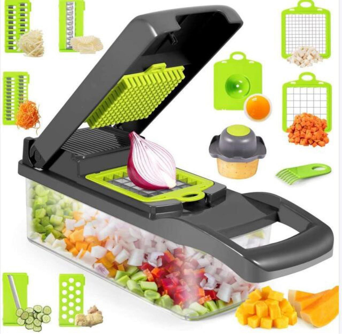 Multi-Function Vegetable Chopper – Chop, Dice & Slice in Seconds