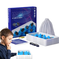 Magnetic Chess Board Set – Travel-Friendly with Secure Piece Lock