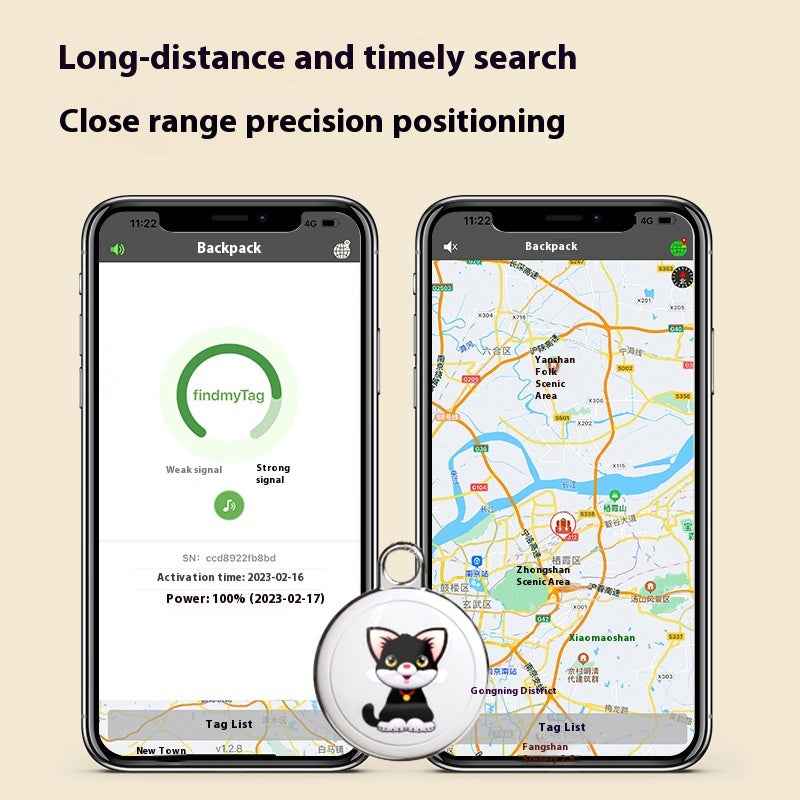 Bluetooth Pet GPS Tracker | No SIM, No Subscript...

