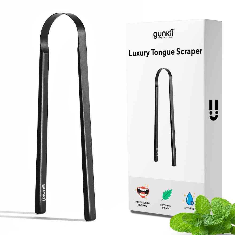 Luxury Metal Tongue Scraper - Ayurvedic Oral Care

