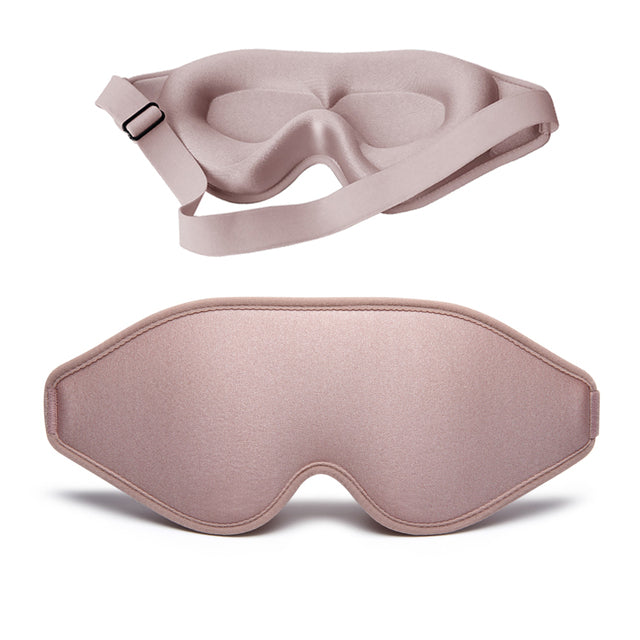 3D Contoured Memory Foam Sleep Mask | Total Blackout & Pressure-Free Eye Comfort
