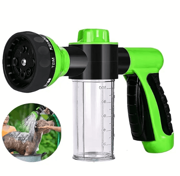 8-in-1 Dog Shower Sprayer | High-Pressure Hose A...

