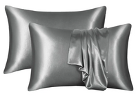 Silk-like Solid Colour Pillowcase