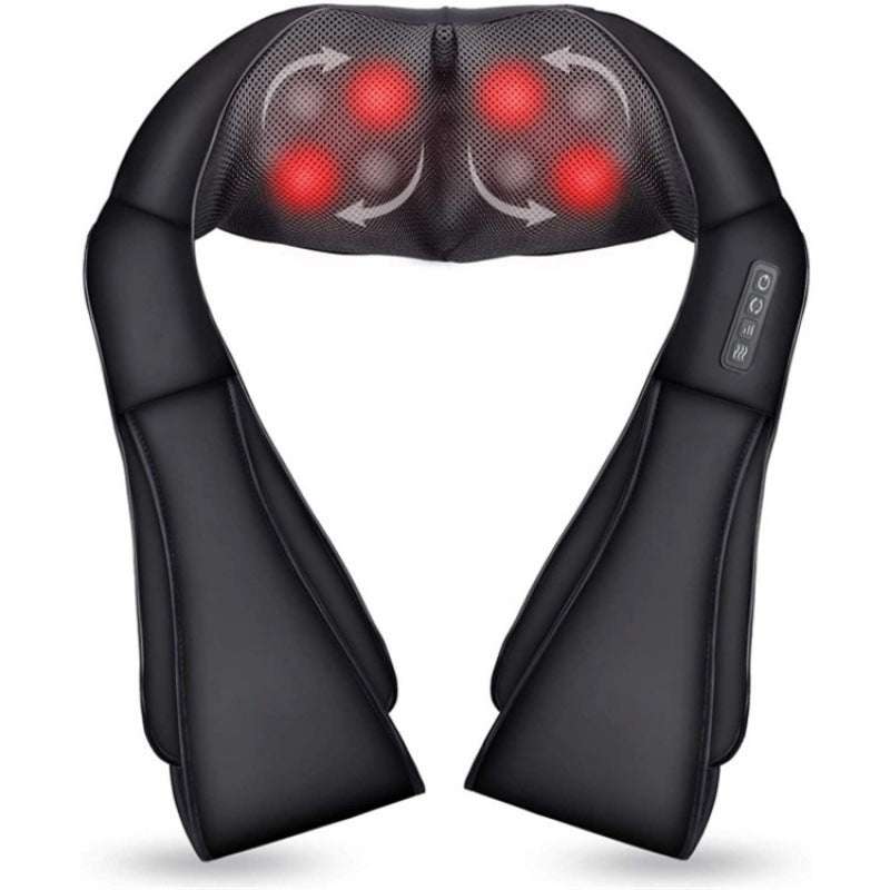 Shiatsu Neck & Shoulder Massager with Heat – 3D ...
